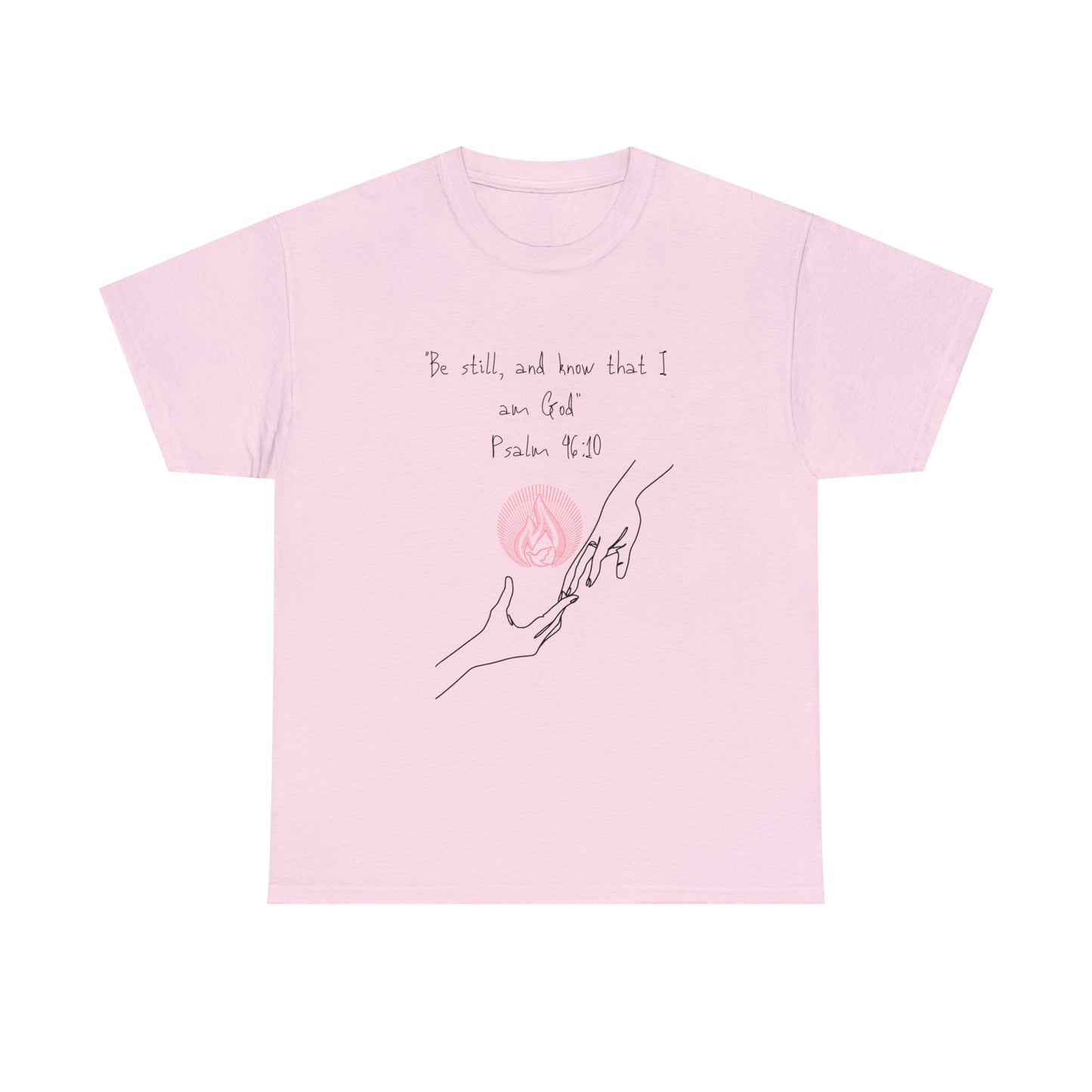 Psalm 46:10 Graphic Tshirt Unisex Heavy Cotton Tee
