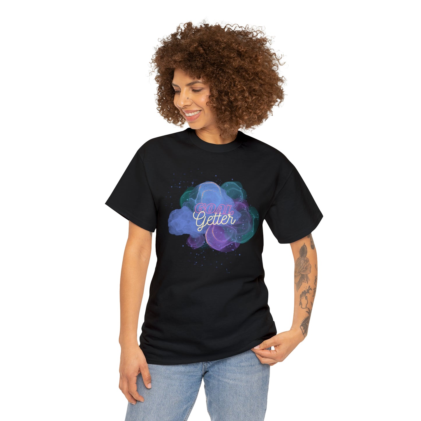 Goal Getter Graphic Tshirt Unisex Heavy Cotton Tee