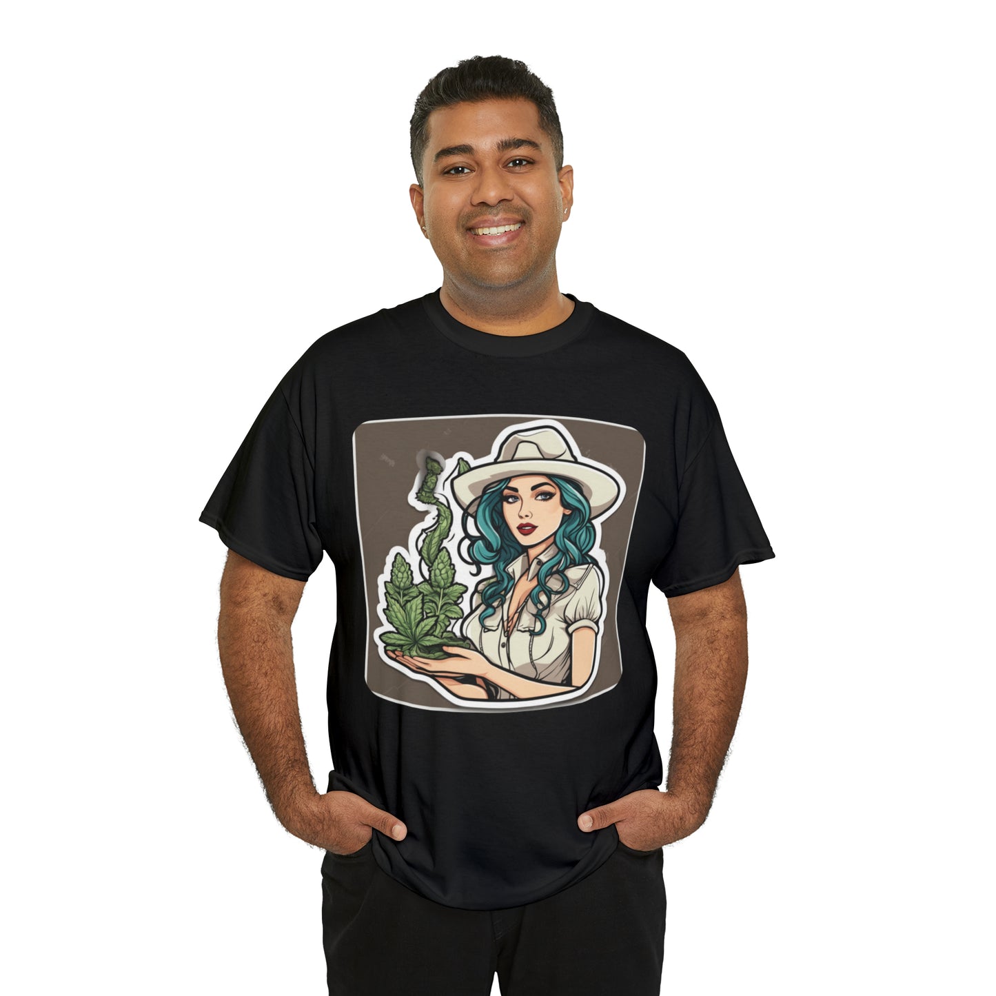 Unisex Heavy Cotton Tee Cannabis Enthusiast Series No.1