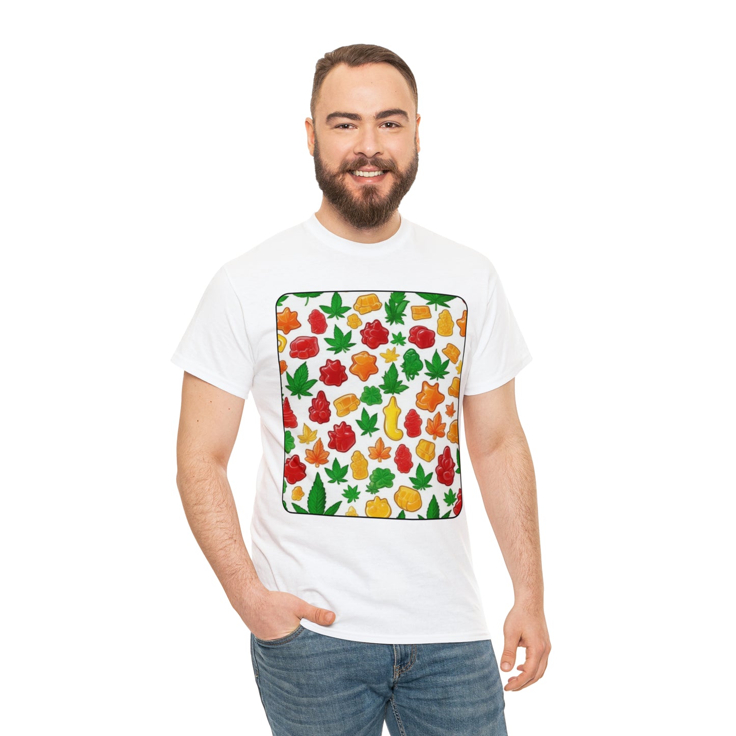 Unisex Heavy Cotton Tee Cannabis Enthusiast No. 8