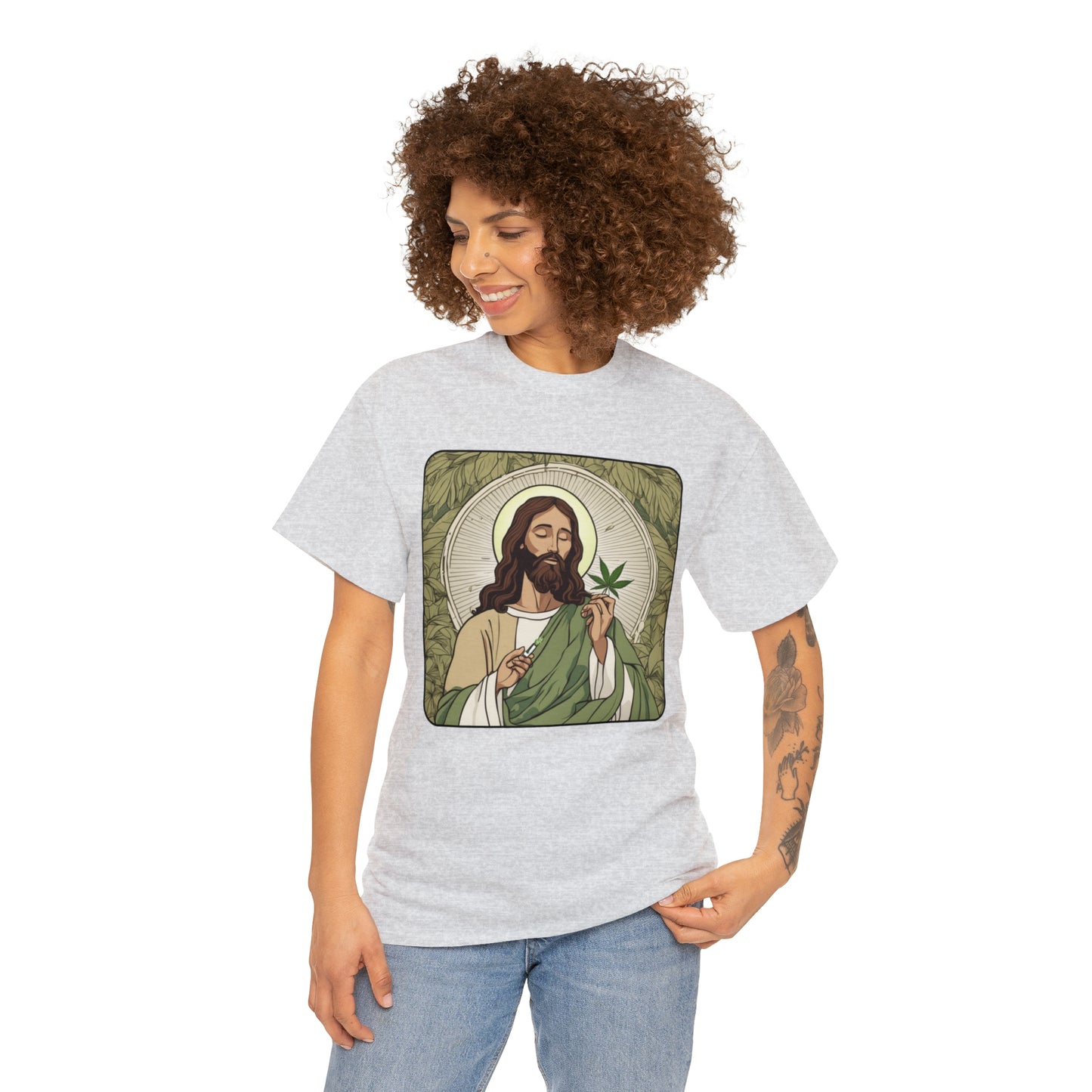 Unisex Heavy Cotton Tee Cannabis Enthusiast No.4
