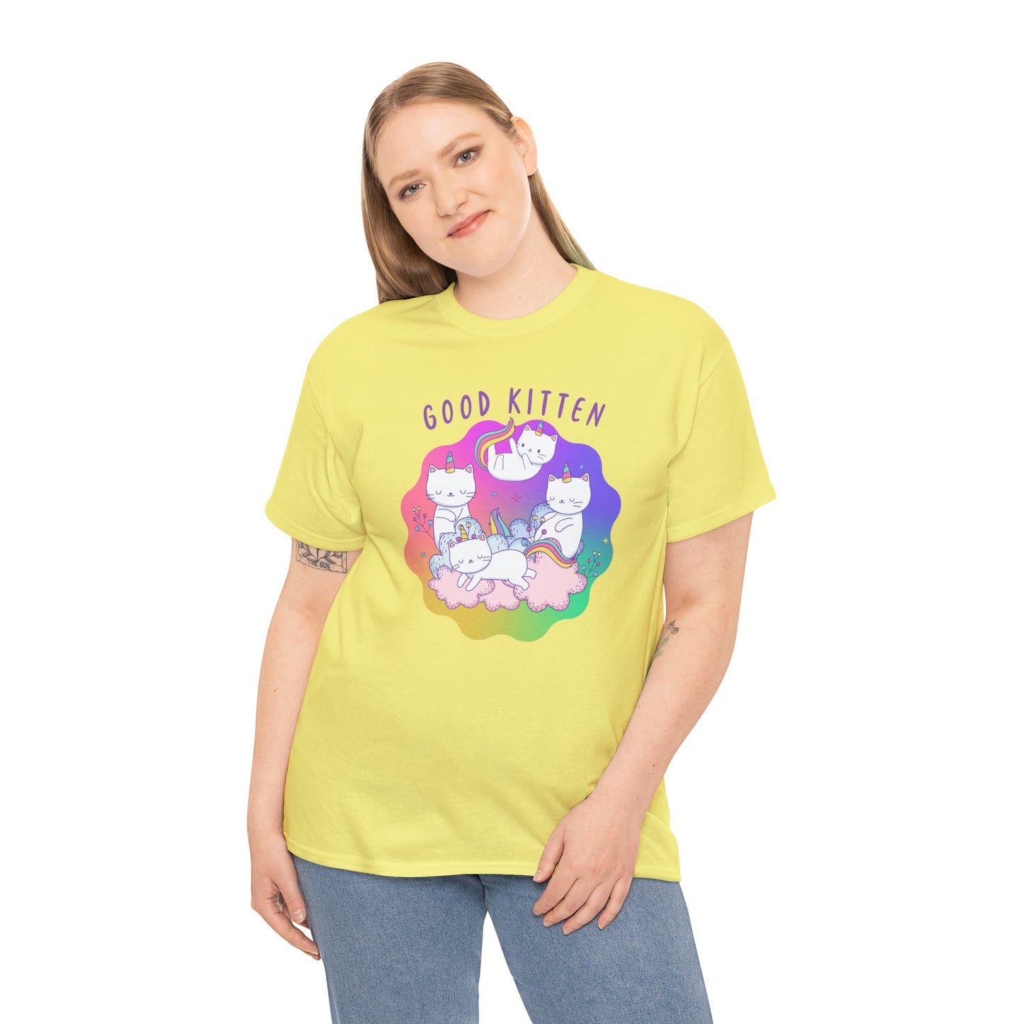 Good Kitten Graphic Tshirt Unisex Heavy Cotton Tee