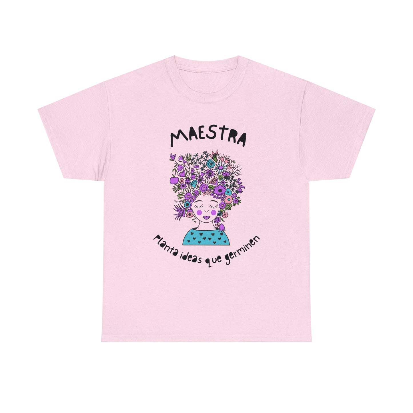Maestra Planta Ideas Que Germinen Graphic Tshirt Unisex Heavy Cotton Tee