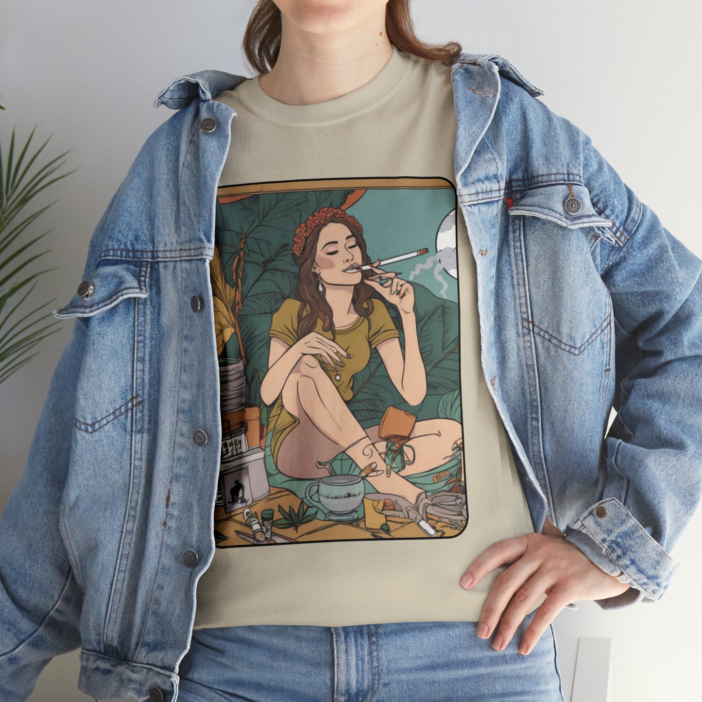 Unisex Heavy Cotton Tee Cannabis Enthusiast Series No. 2