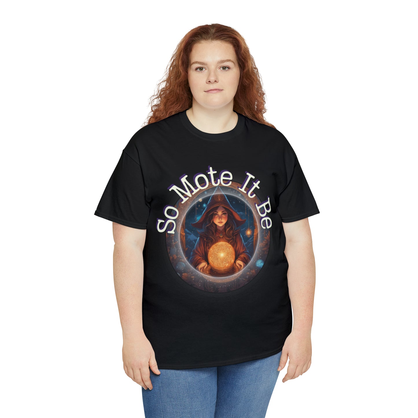 Unisex Heavy Cotton Tee So Mote It Be