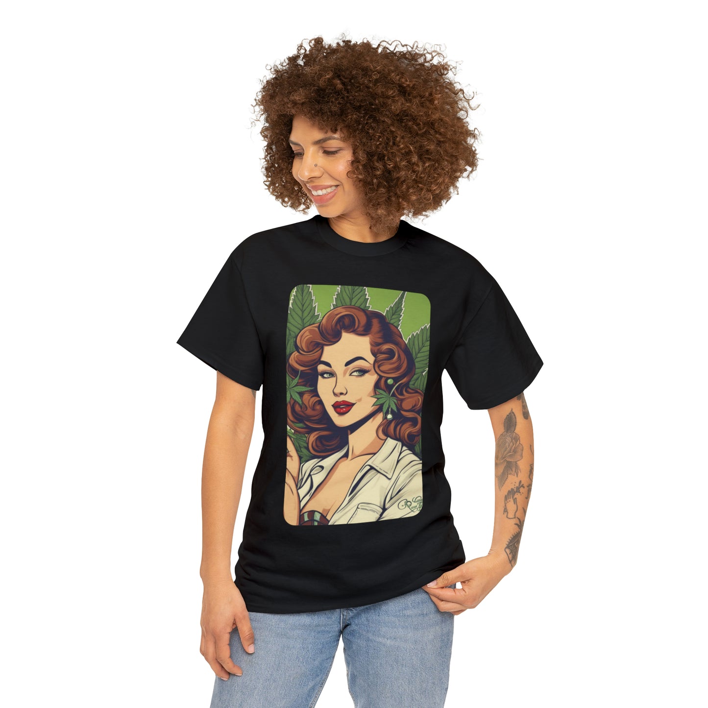 Unisex Heavy Cotton Tee Cannabis Enthusiast No. 10
