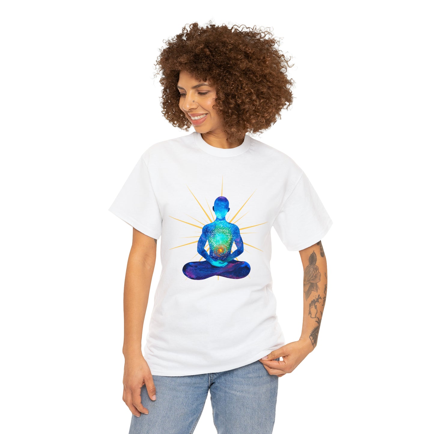 Namaste Fire Element Unisex Heavy Cotton Tee