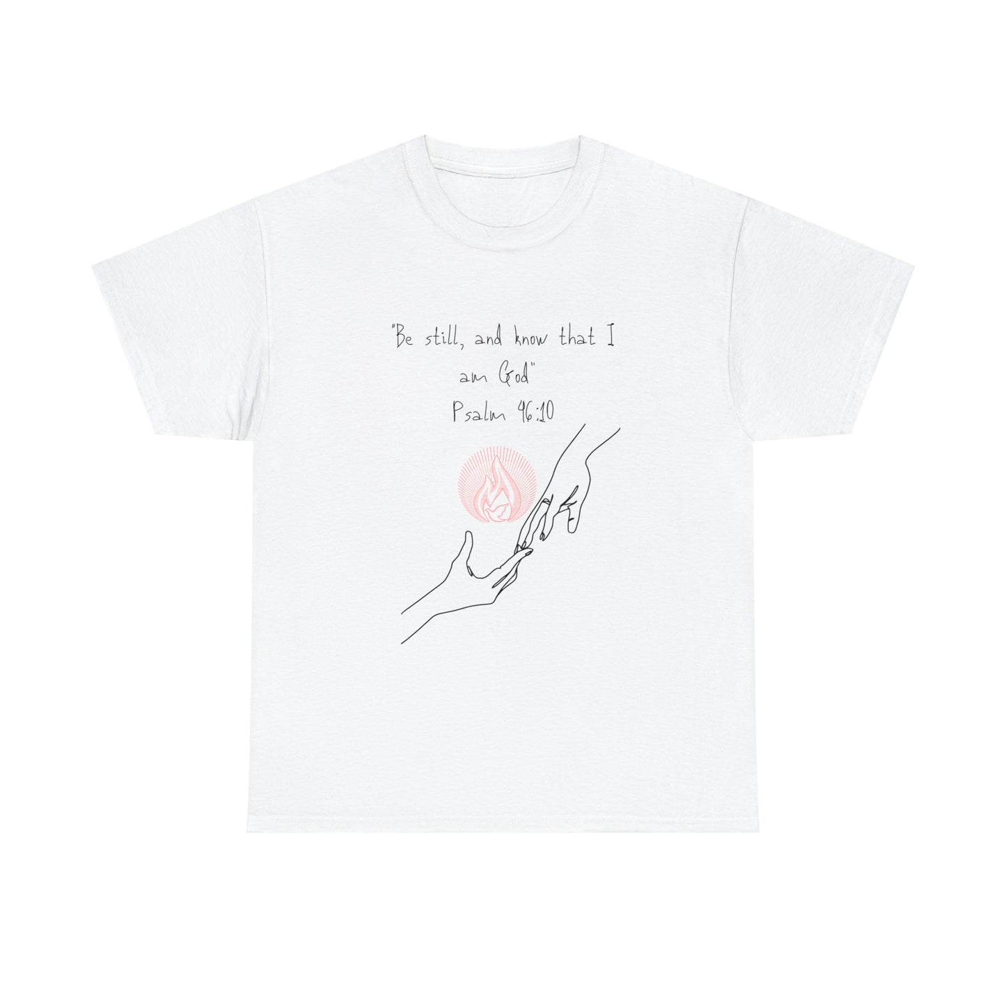 Psalm 46:10 Graphic Tshirt Unisex Heavy Cotton Tee