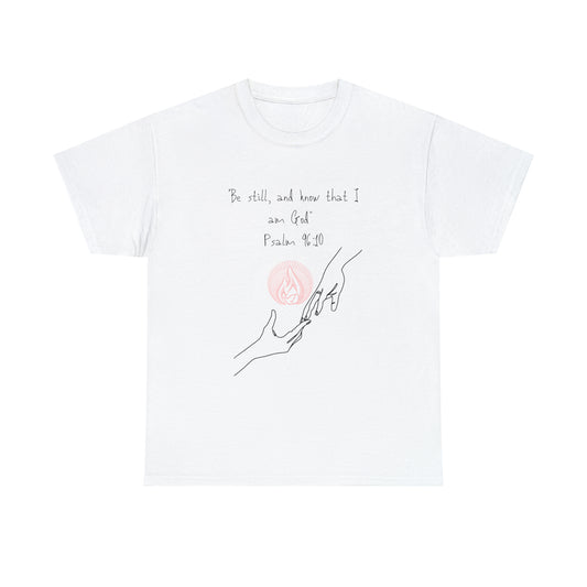 Psalm 46:10 Graphic Tshirt Unisex Heavy Cotton Tee
