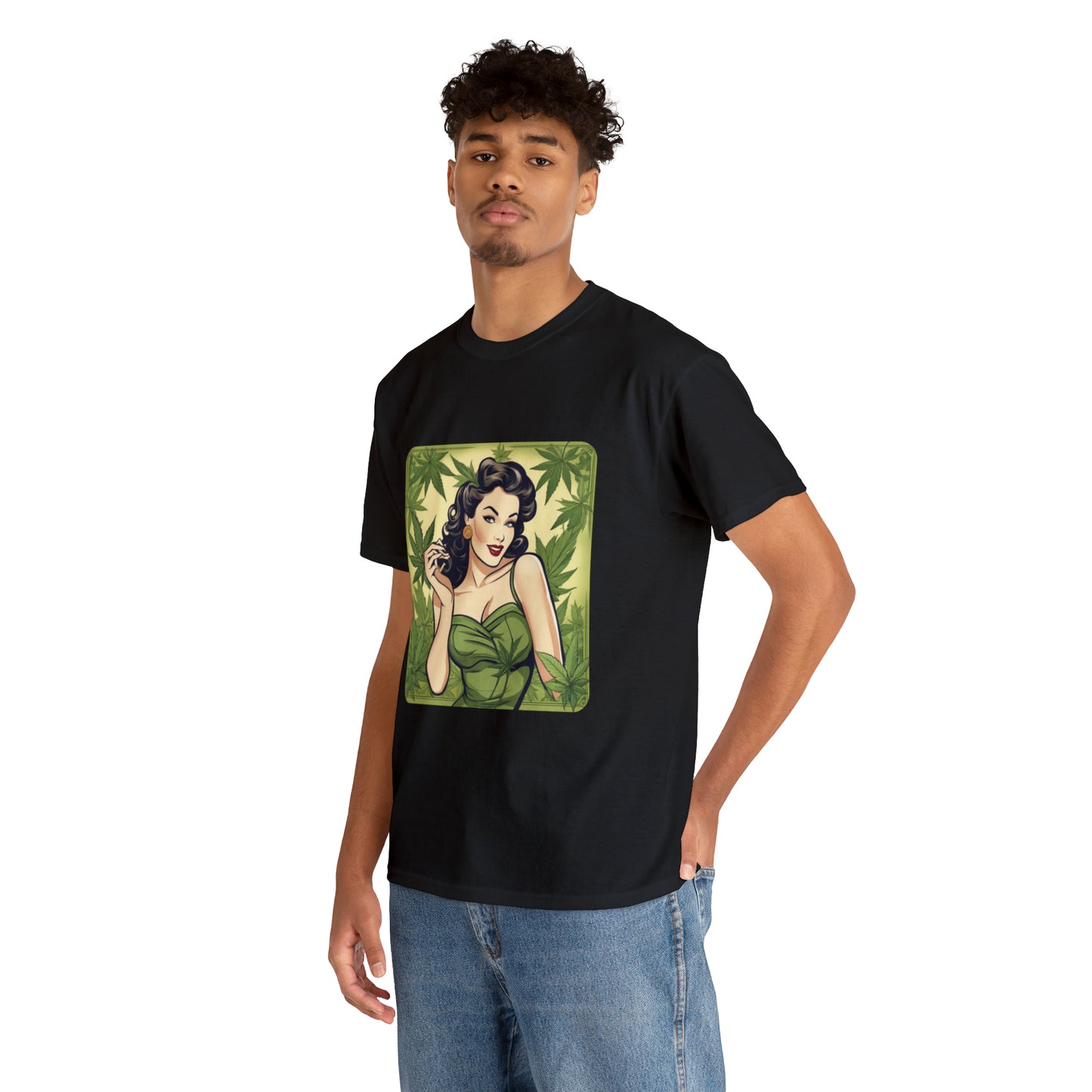 Unisex Heavy Cotton Tee Cannabis Enthusiast No. 11