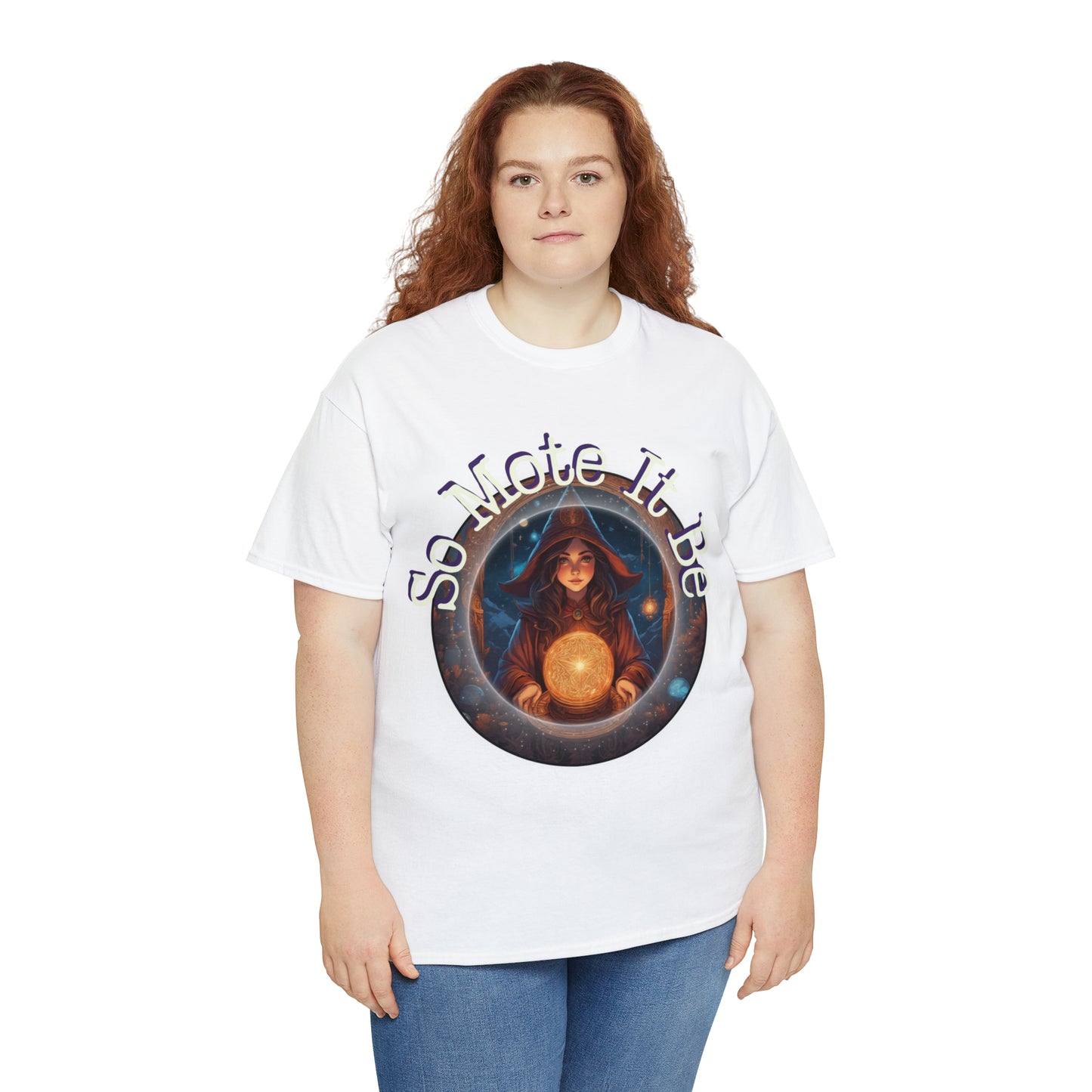Unisex Heavy Cotton Tee So Mote It Be