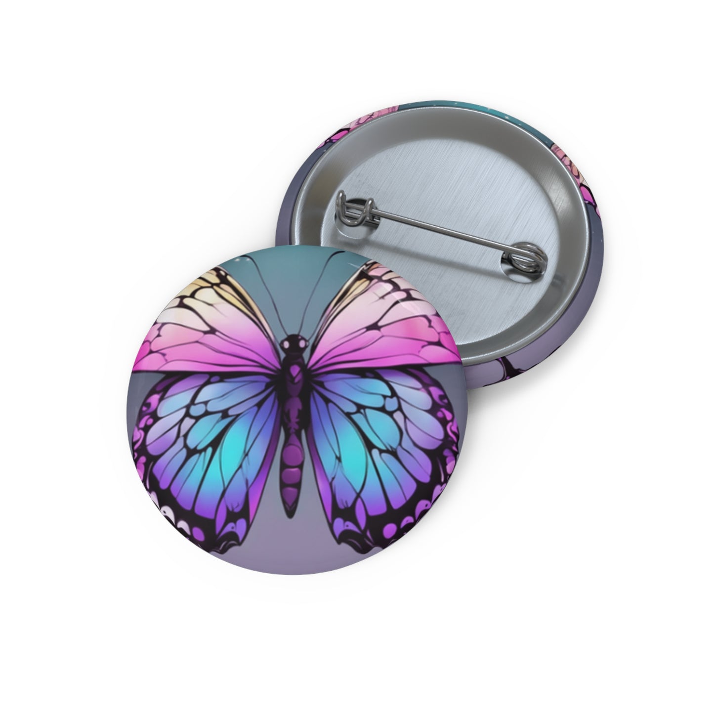Custom Pin Buttons discreet PRIDE