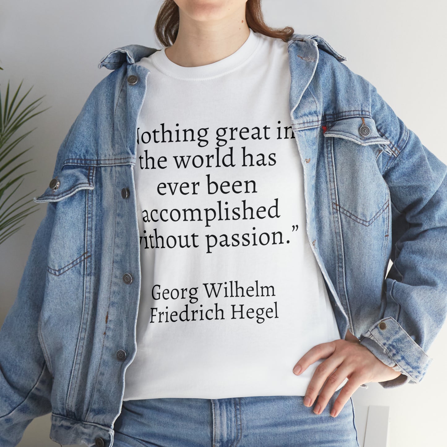 Unisex Heavy Cotton Tee Quotes Georg Wilhelm