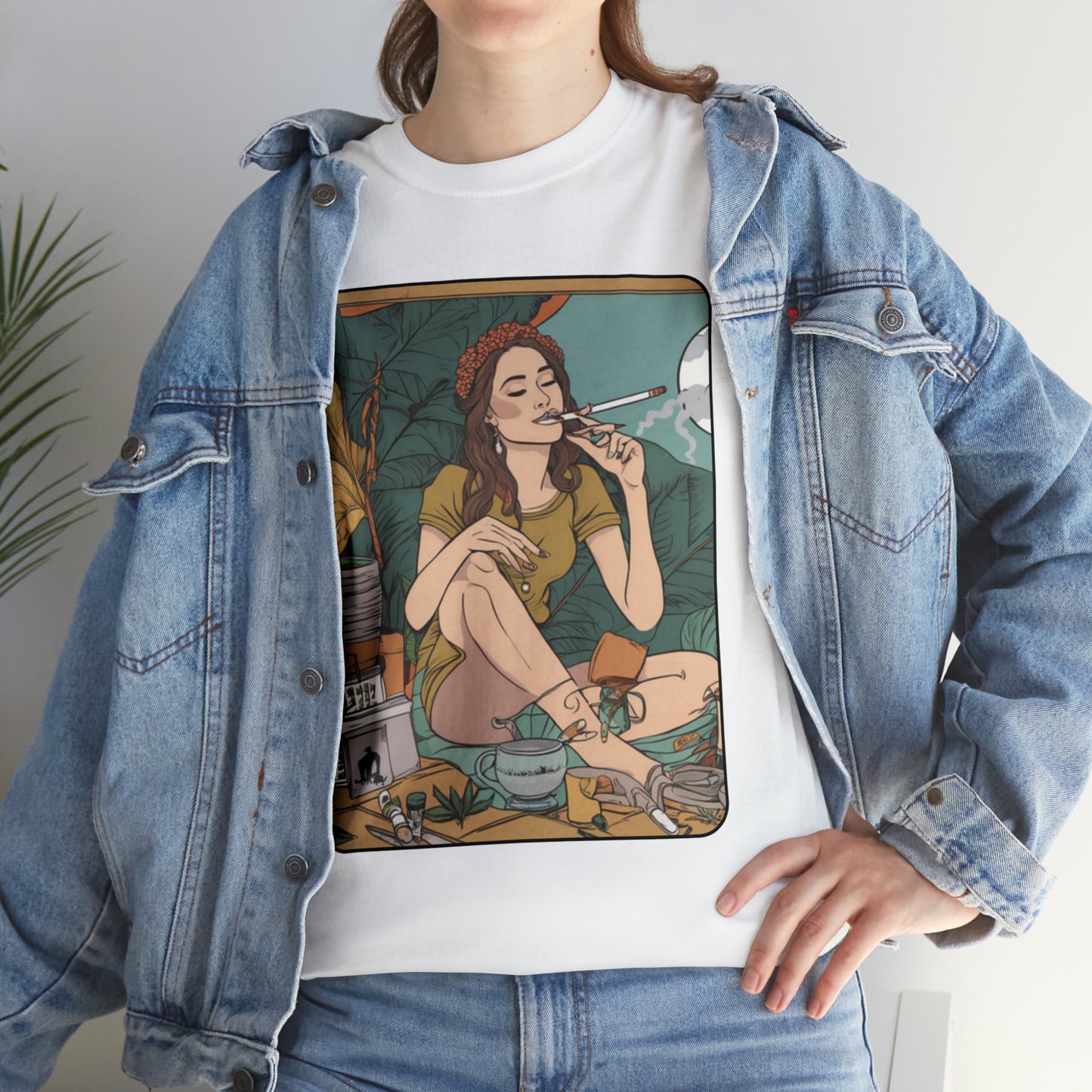 Unisex Heavy Cotton Tee Cannabis Enthusiast Series No. 2