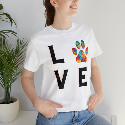 Puppy LOVE Unisex Jersey Short Sleeve Tee