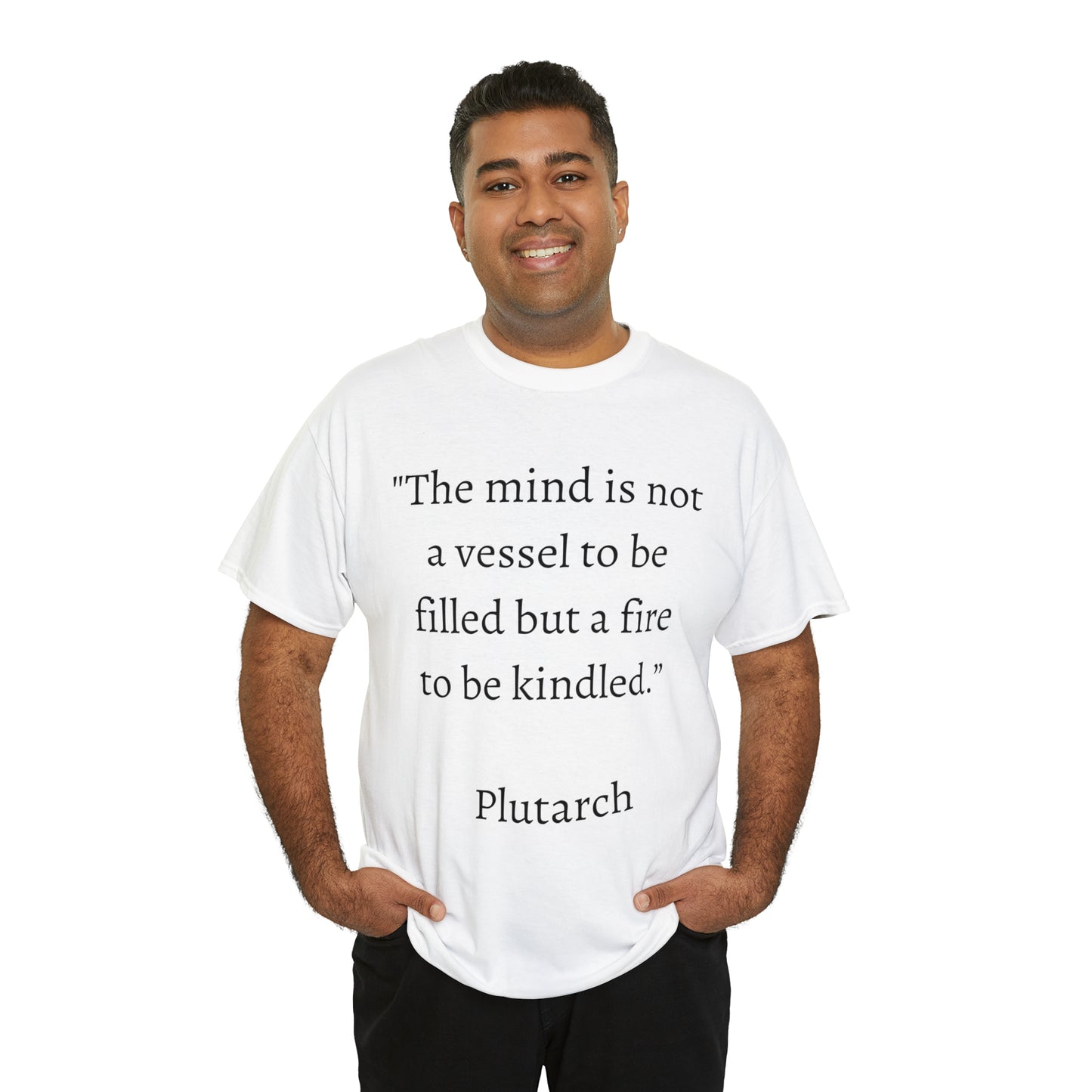 Unisex Heavy Cotton Tee Quotes Plutarch