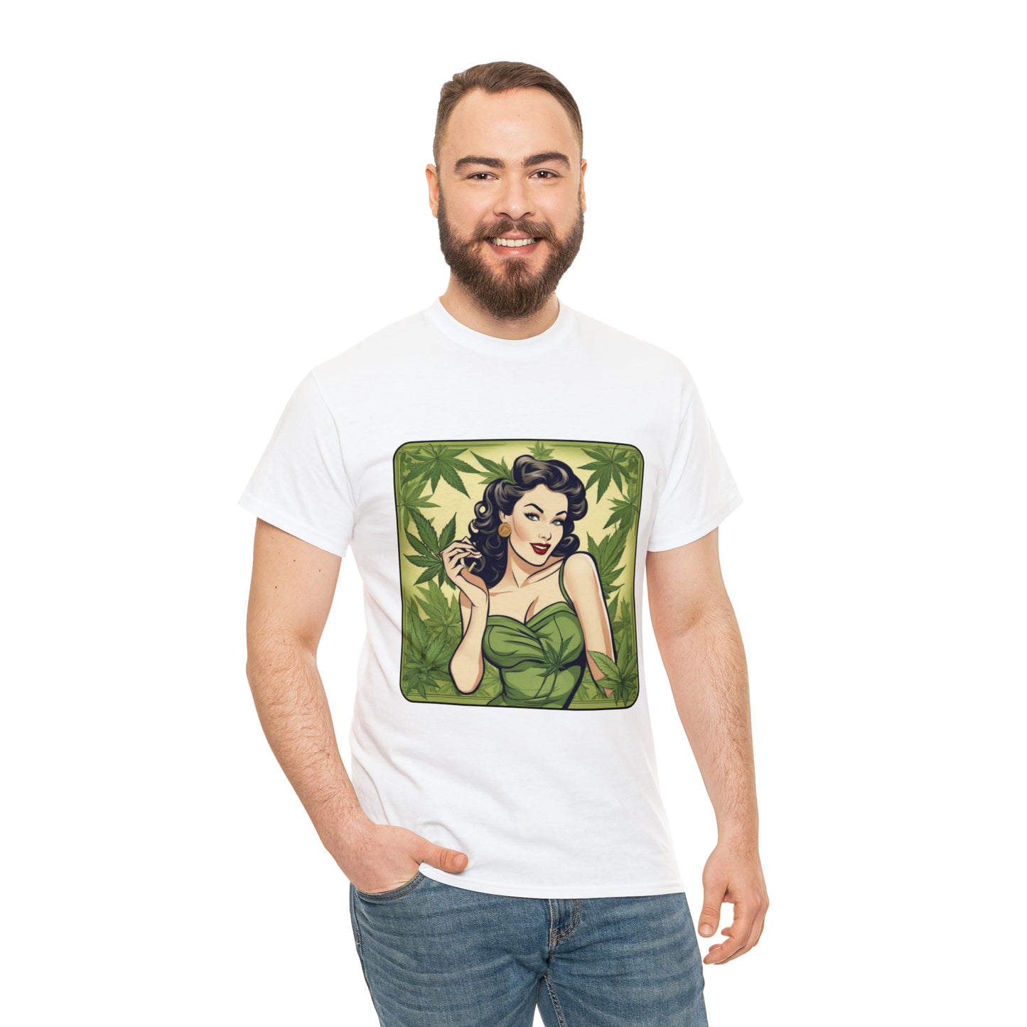 Unisex Heavy Cotton Tee Cannabis Enthusiast No. 11