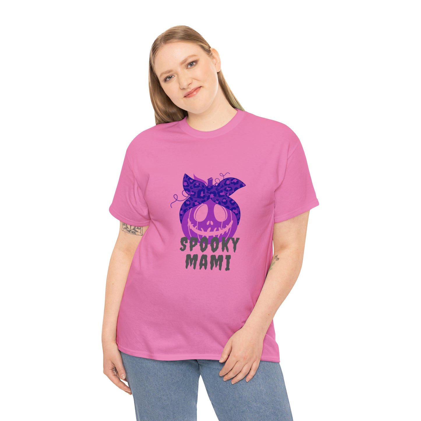 Spooky Mami Tee Tshirt Pumpking