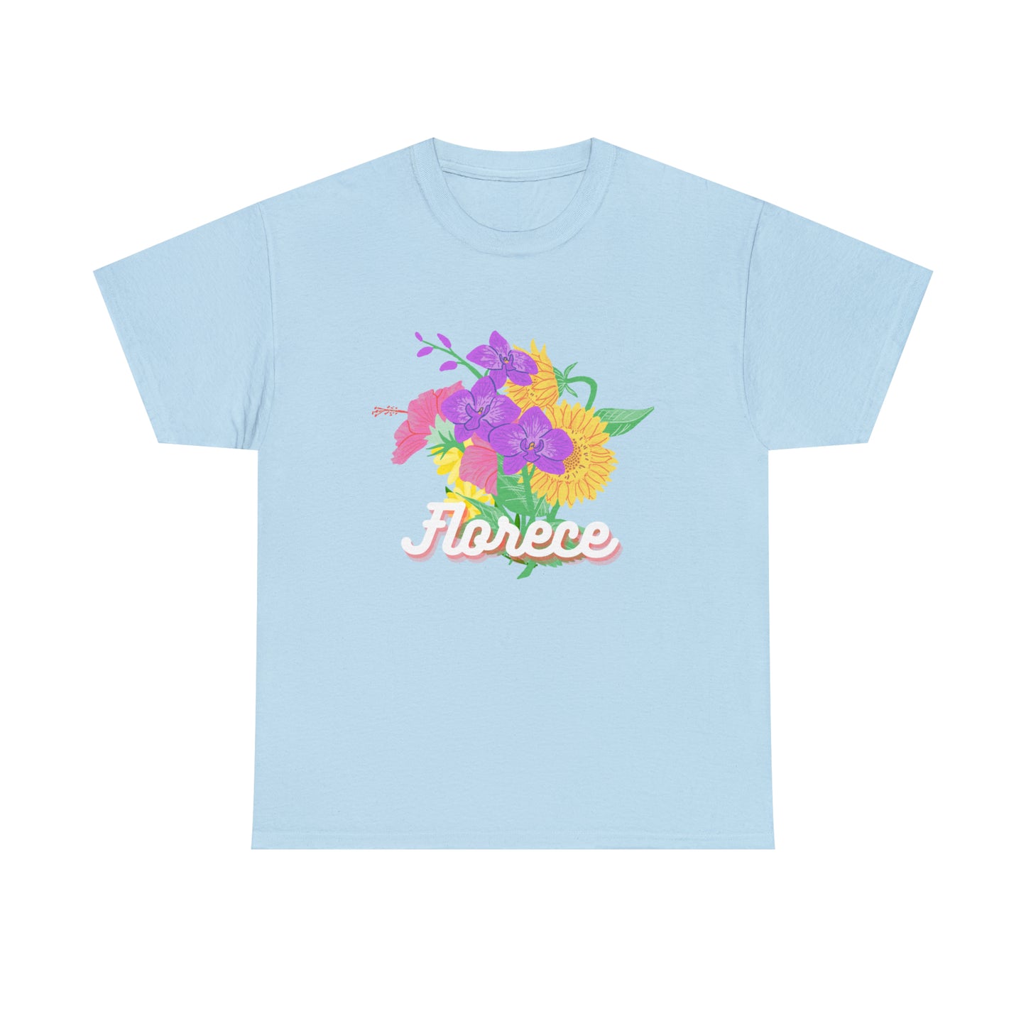 Florece Graphic Tshirt Unisex Heavy Cotton Tee