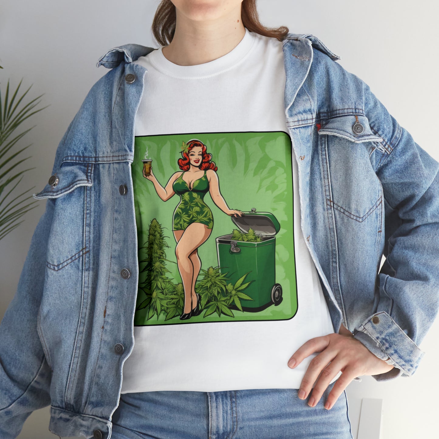 Unisex Heavy Cotton Tee Cannabis Enthusiast No. 12