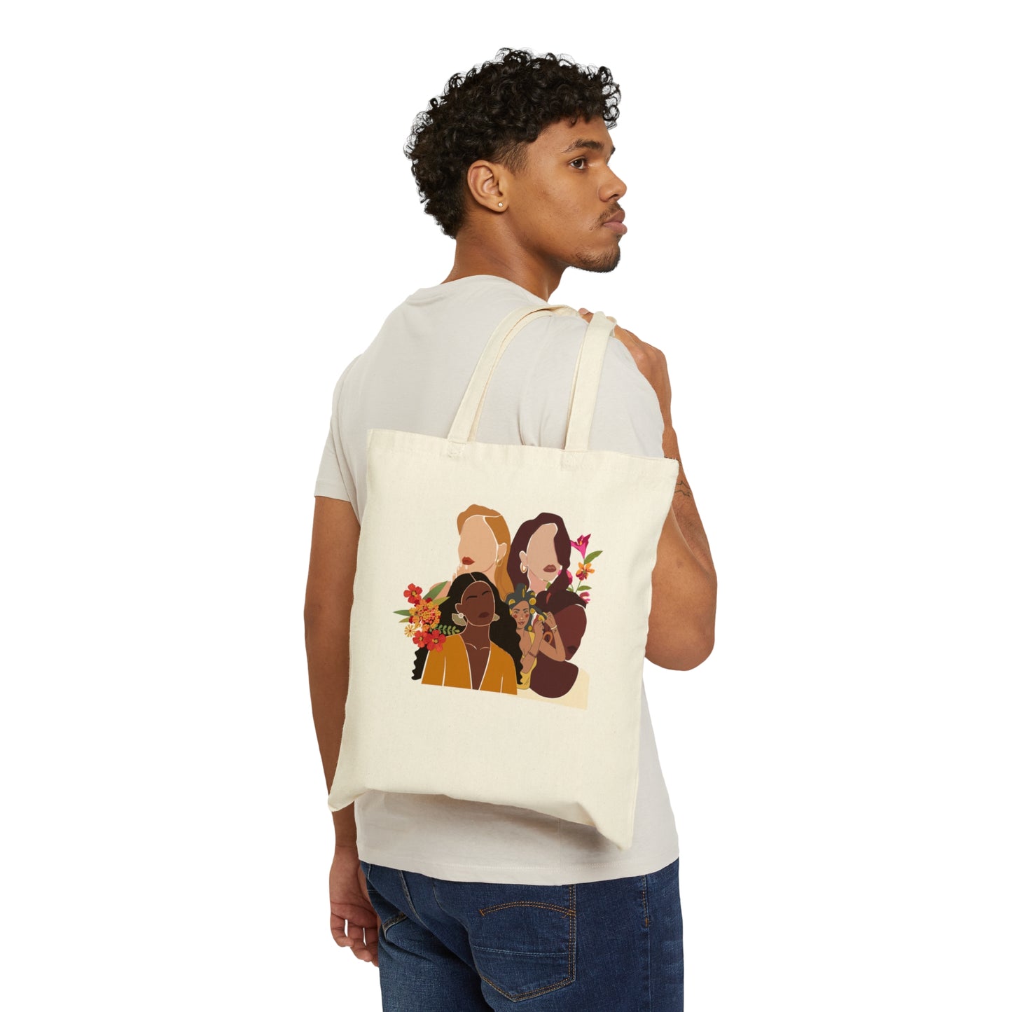 A visual ode to latinas Cotton Canvas Tote Bag
