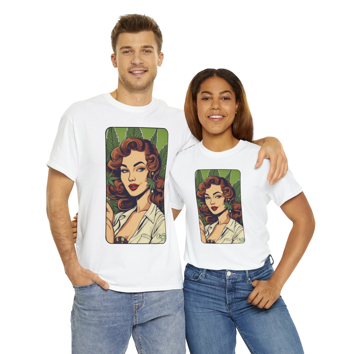 Unisex Heavy Cotton Tee Cannabis Enthusiast No. 10