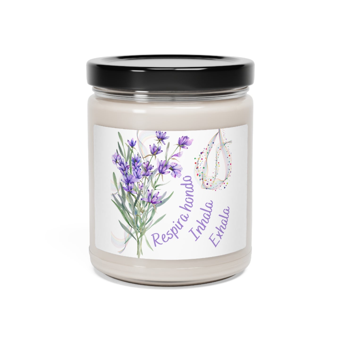 Respira hondo Scented Soy Candle, 9oz