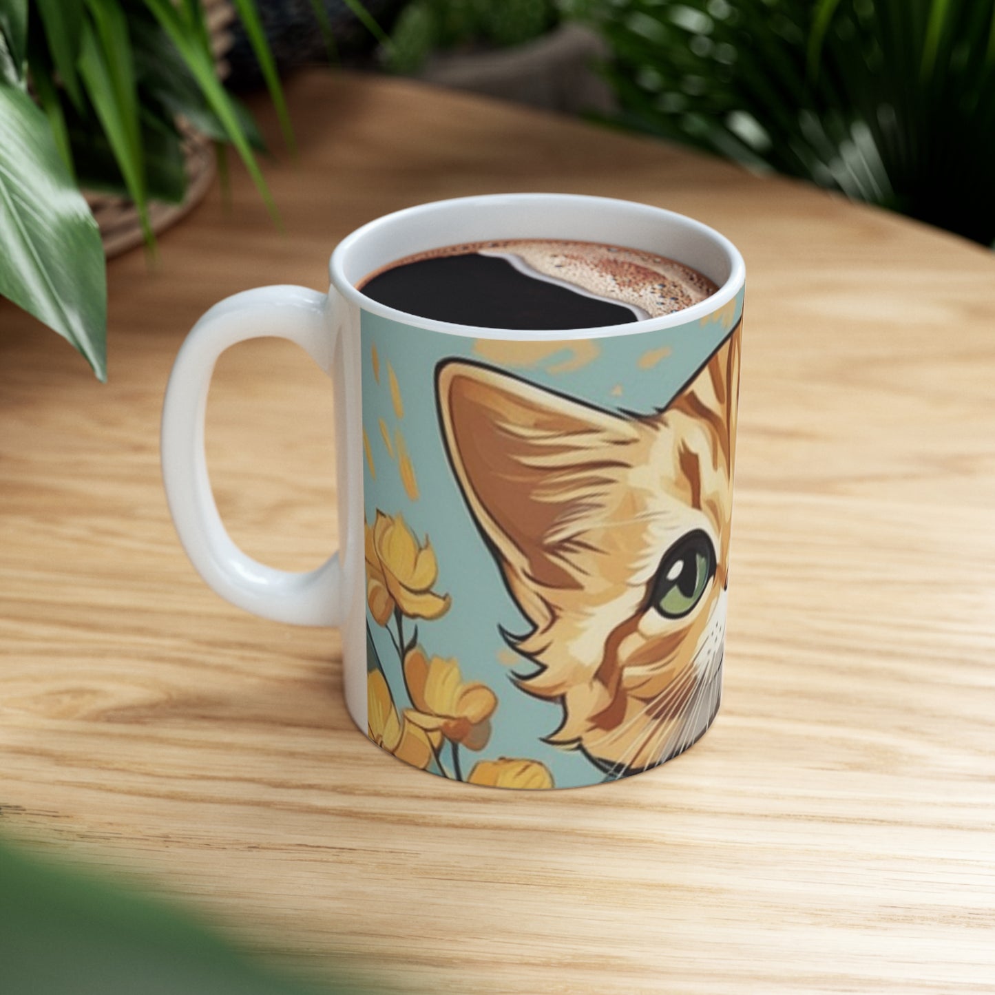 Ceramic Mug 11oz Kitten Love Series