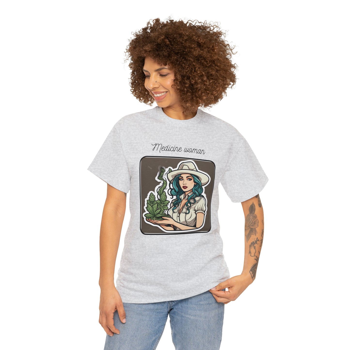 Unisex Heavy Cotton Tee Cannabis Enthusiast Series Dope AF