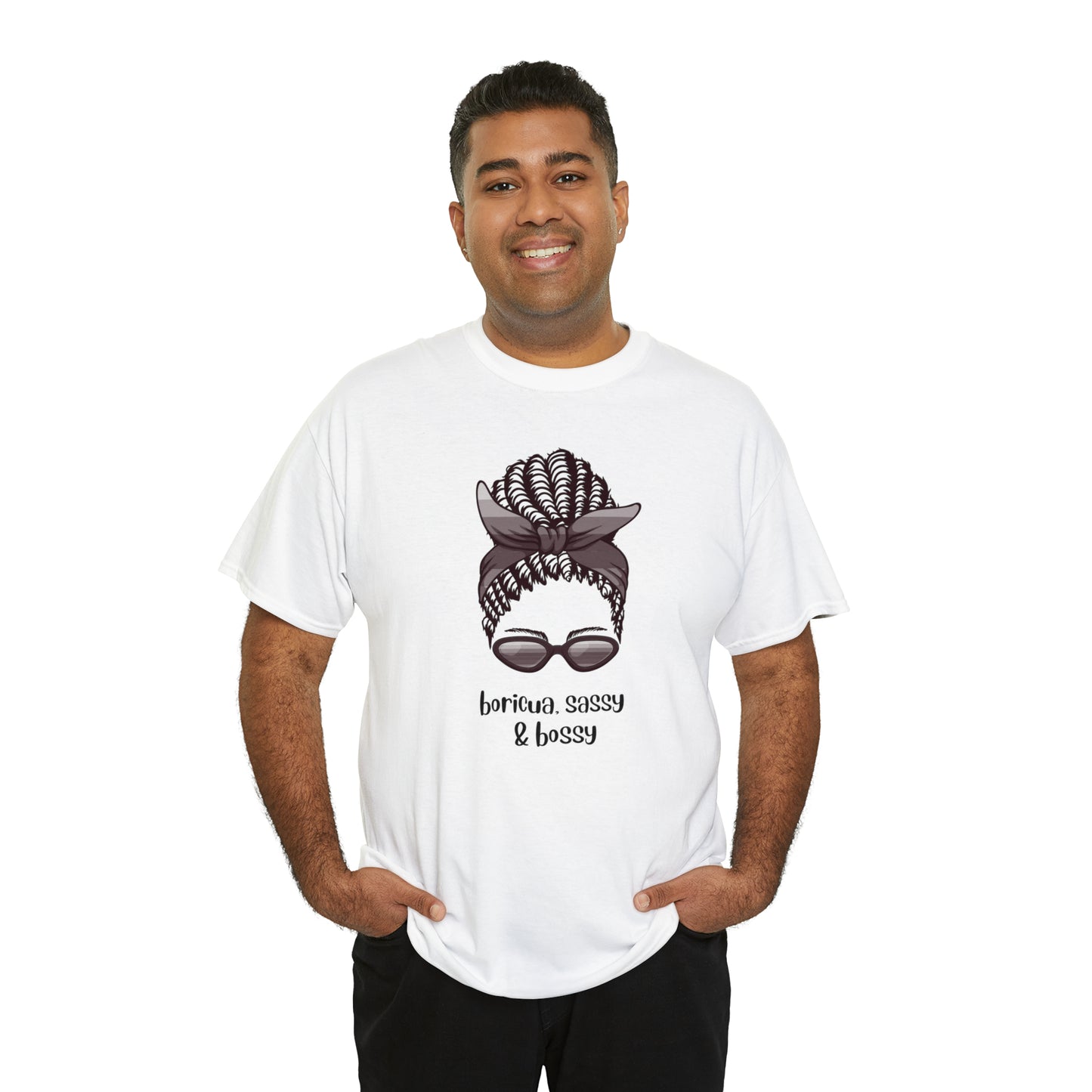 Boricua, Sassy & Bossy Tshirt Graphic Tee