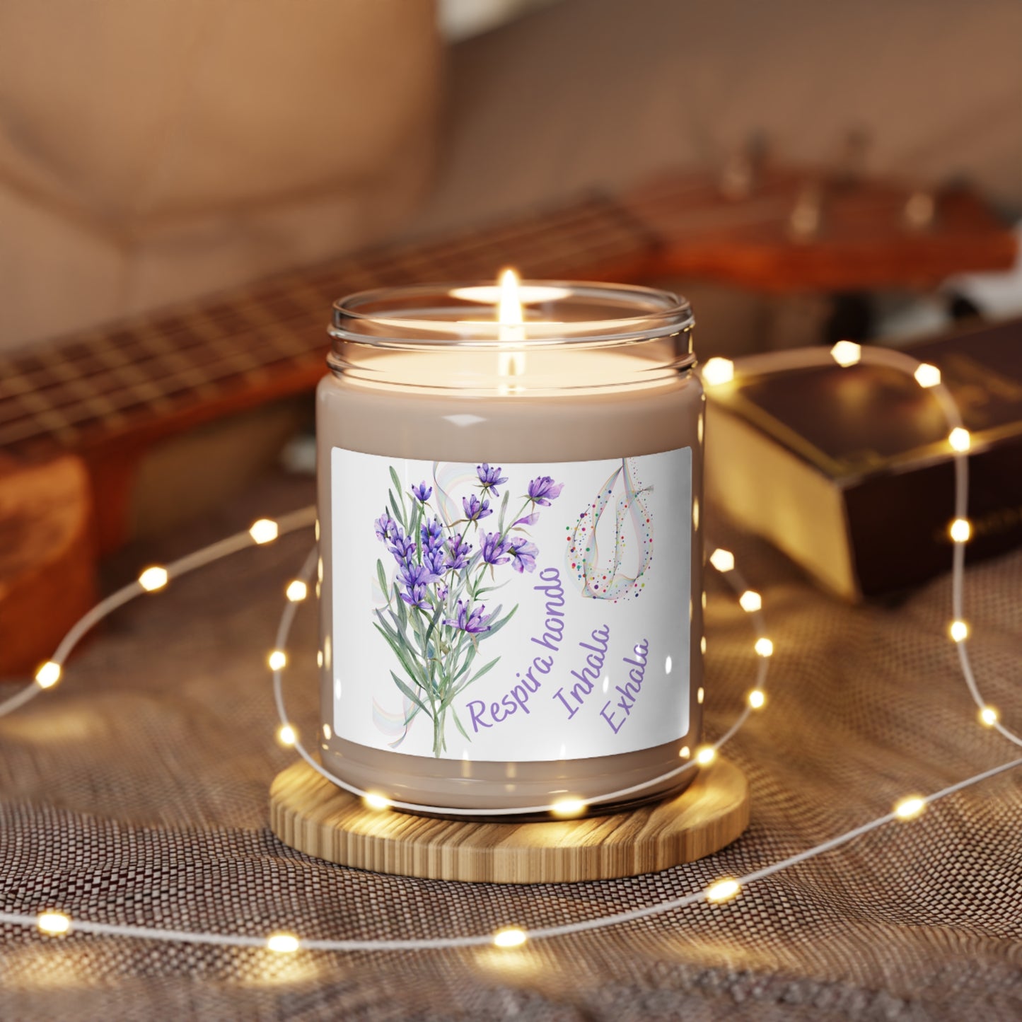 Respira hondo Scented Soy Candle, 9oz