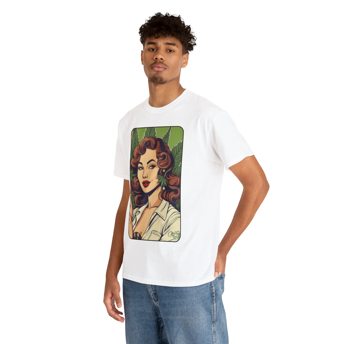 Unisex Heavy Cotton Tee Cannabis Enthusiast No. 10
