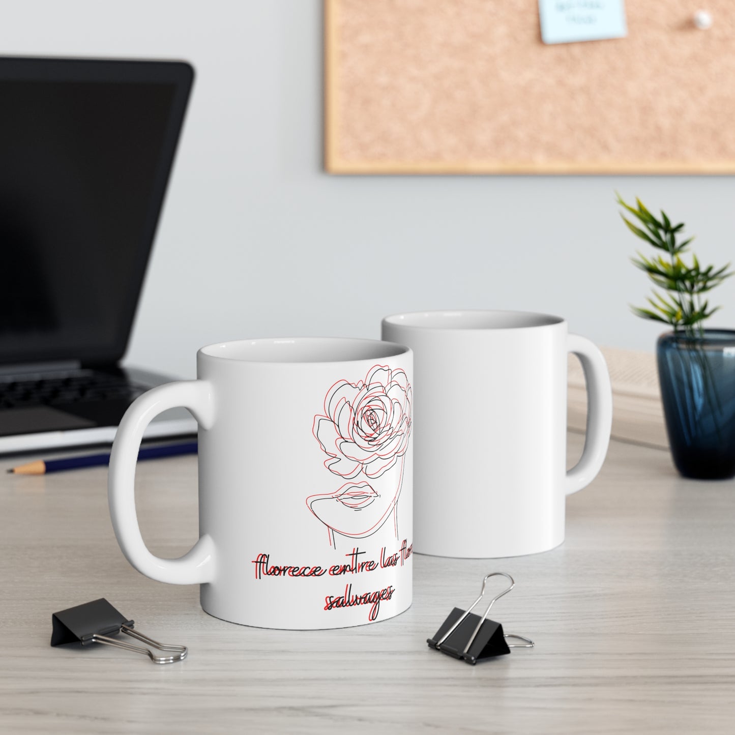 Florece Entre Las Flores Salvages Ceramic Mug 11oz