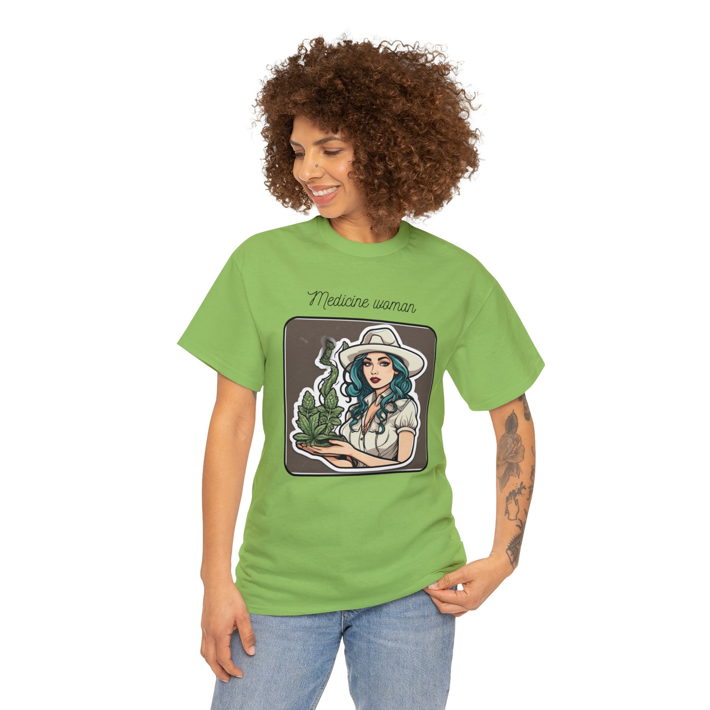 Unisex Heavy Cotton Tee Cannabis Enthusiast Series Dope AF