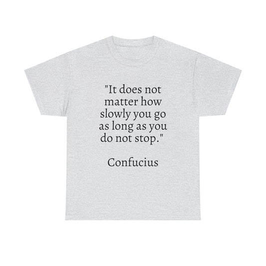 Unisex Heavy Cotton Tee Quotes Confucius
