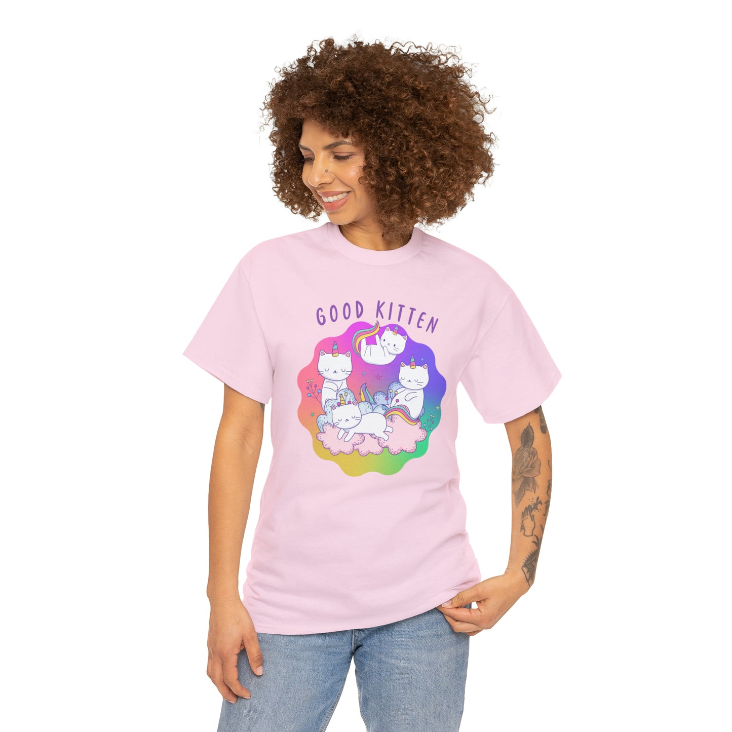 Good Kitten Graphic Tshirt Unisex Heavy Cotton Tee