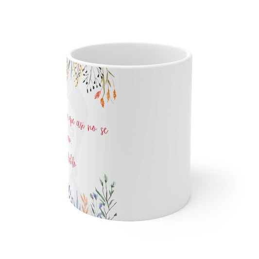 Pinto Flores Frida Kahlo Ceramic Mug 11oz
