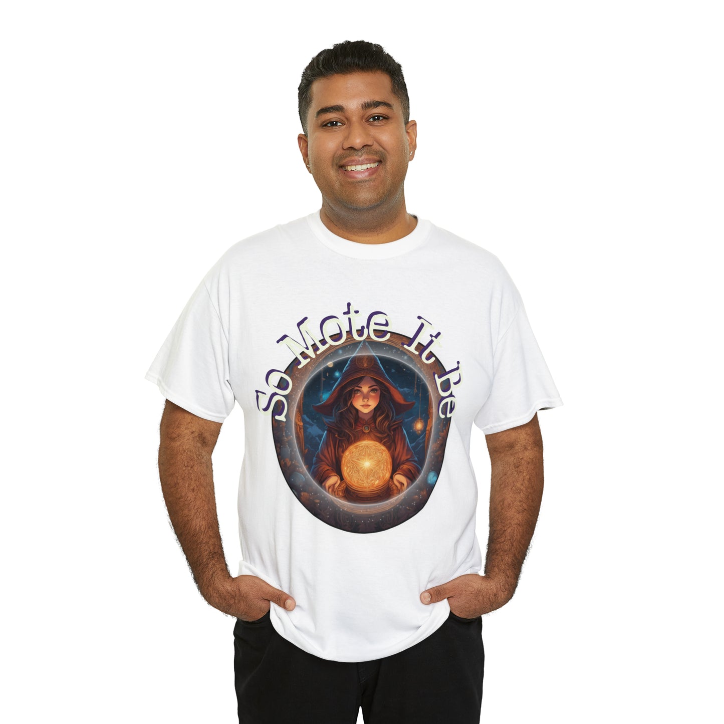Unisex Heavy Cotton Tee So Mote It Be