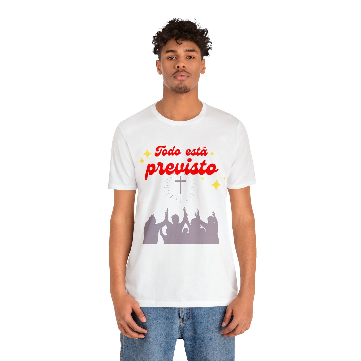 Todo está previsto Unisex Jersey Short Sleeve Tee