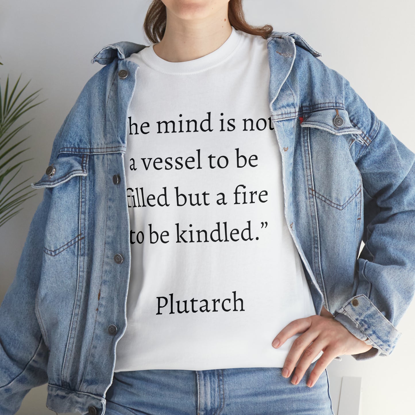 Unisex Heavy Cotton Tee Quotes Plutarch