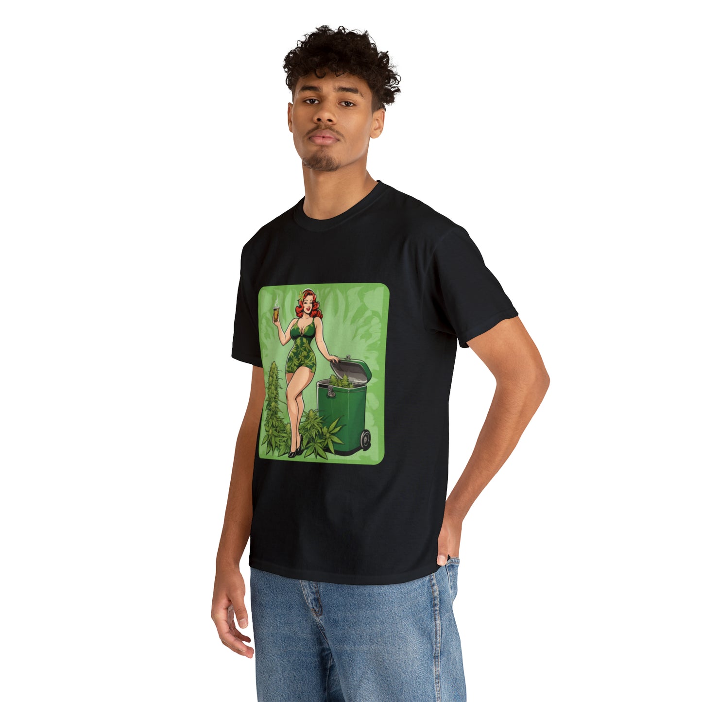 Unisex Heavy Cotton Tee Cannabis Enthusiast No. 12