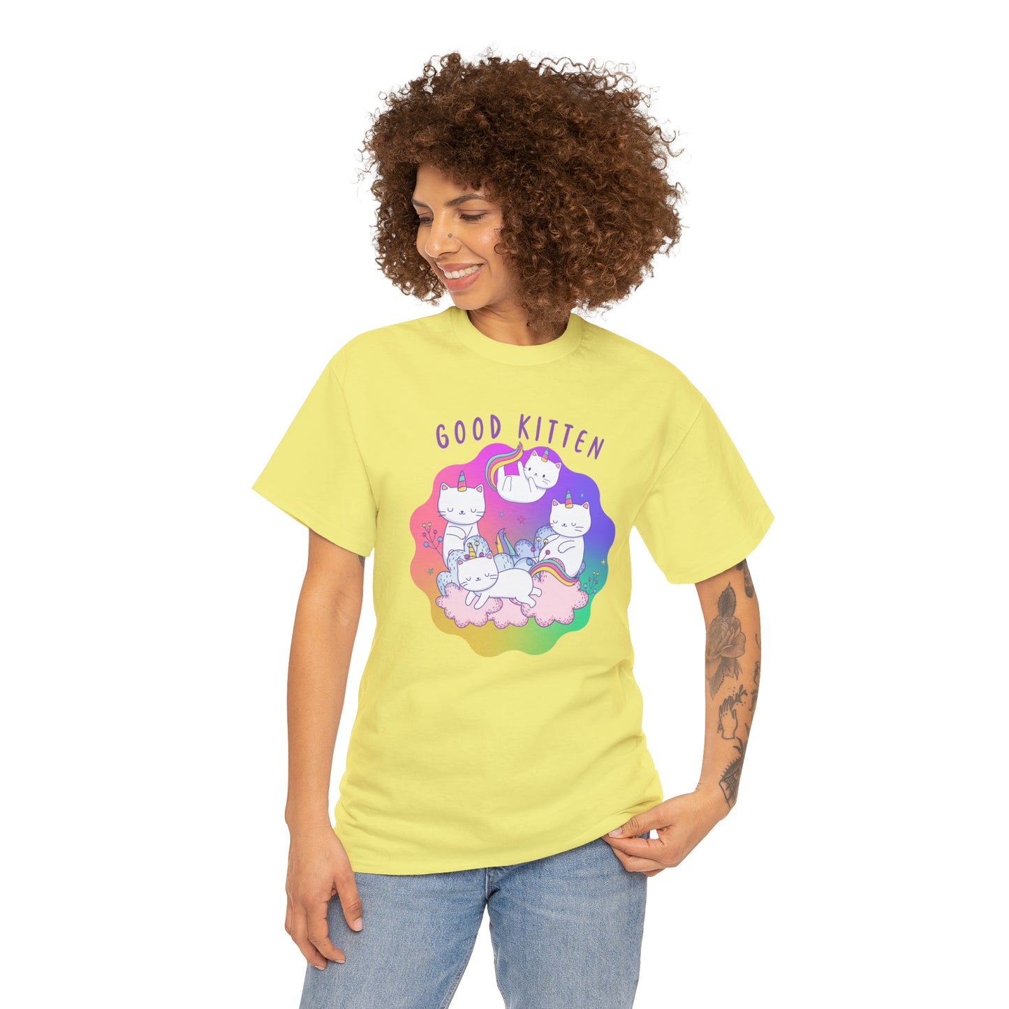 Good Kitten Graphic Tshirt Unisex Heavy Cotton Tee