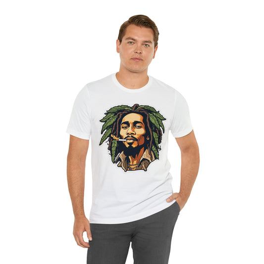 Unisex Jersey Short Sleeve Tee rasta bob cannabis enthusiast