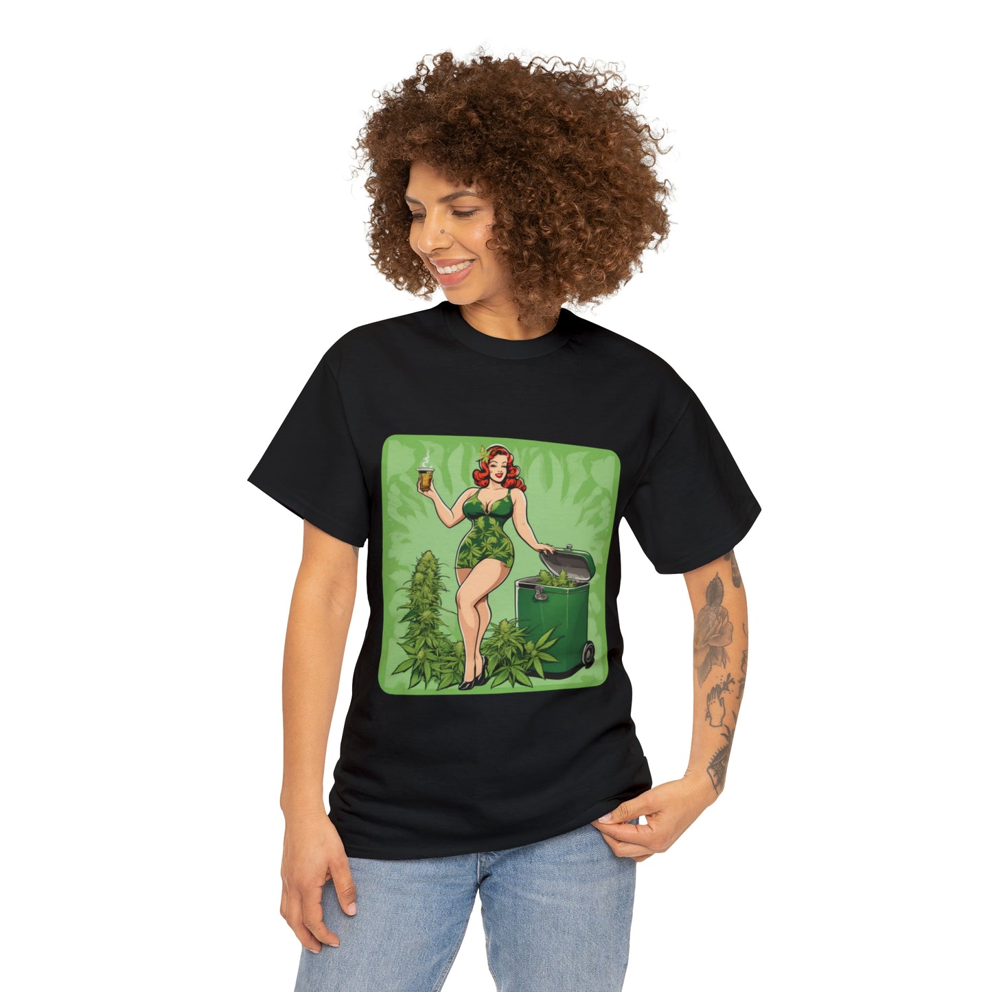 Unisex Heavy Cotton Tee Cannabis Enthusiast No. 12