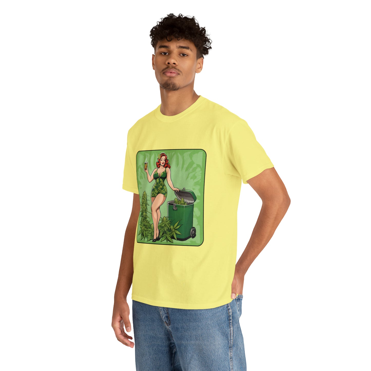 Unisex Heavy Cotton Tee Cannabis Enthusiast No. 12