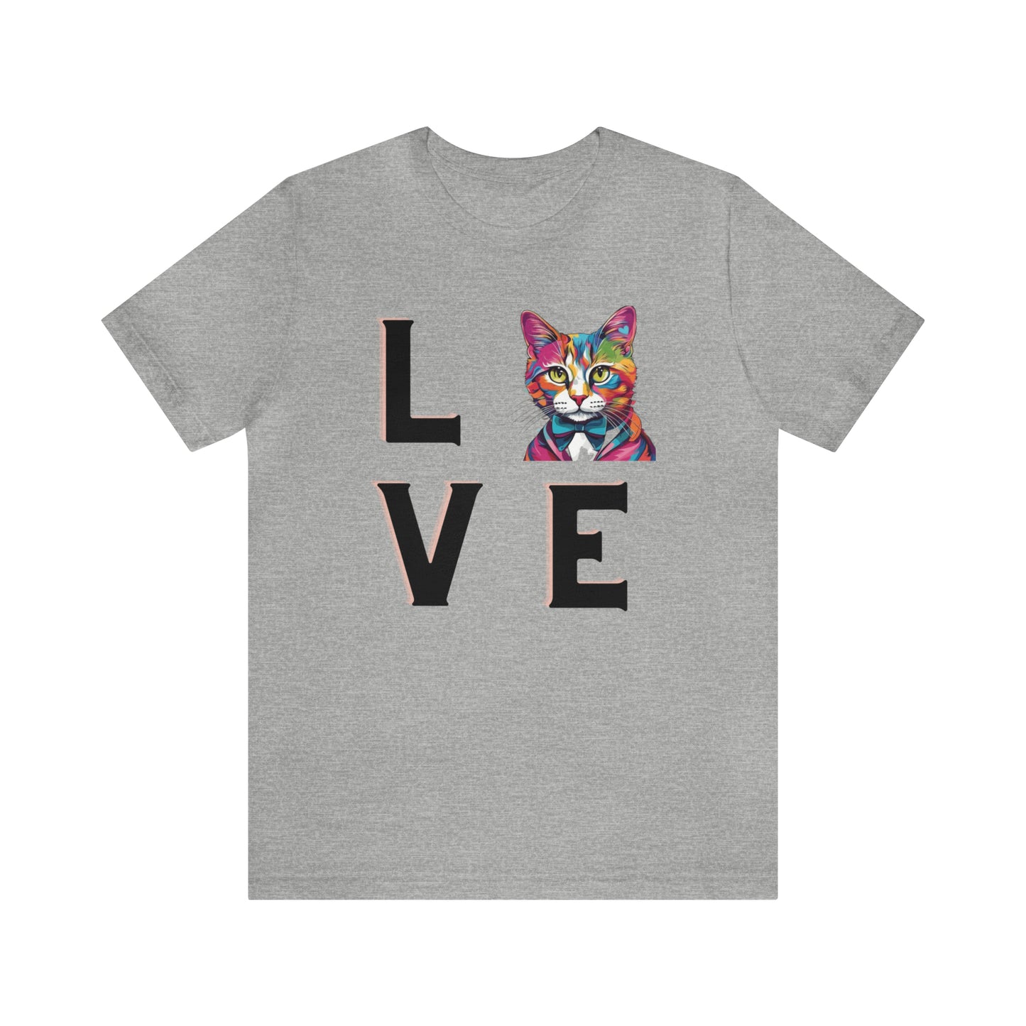 Mr. Kitty Cat LOVE Unisex Jersey Short Sleeve Tee