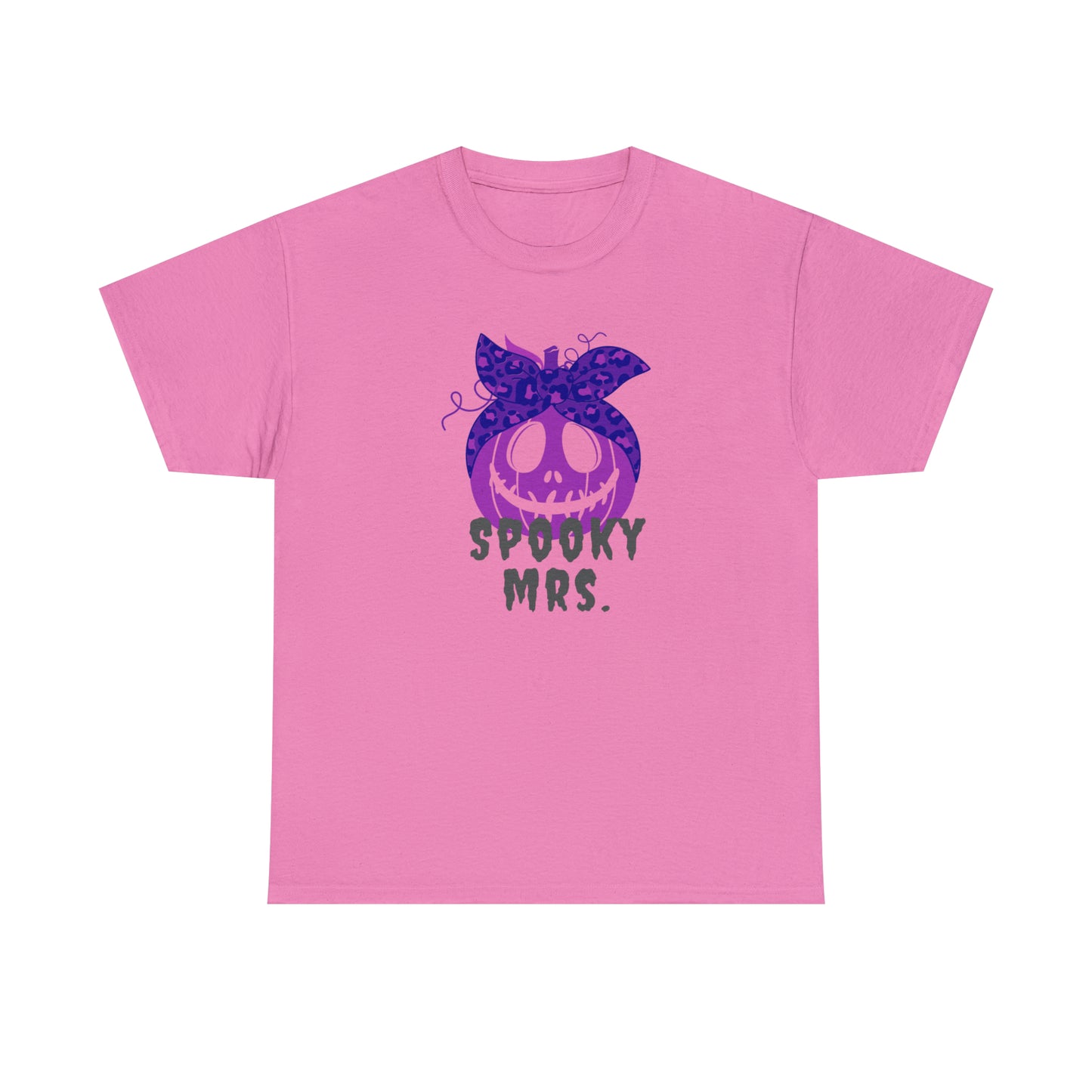 Spooky Mrs. Halloween Pumpkin Tshirt