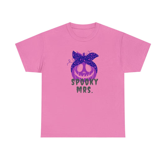 Spooky Mrs. Halloween Pumpkin Tshirt