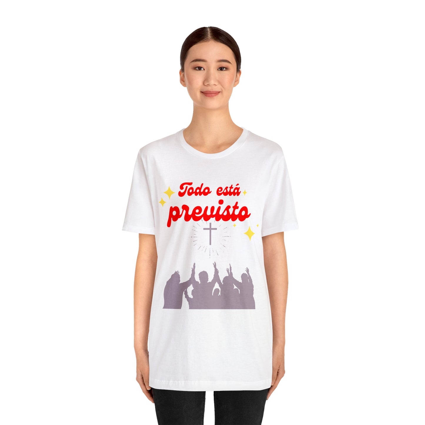 Todo está previsto Unisex Jersey Short Sleeve Tee