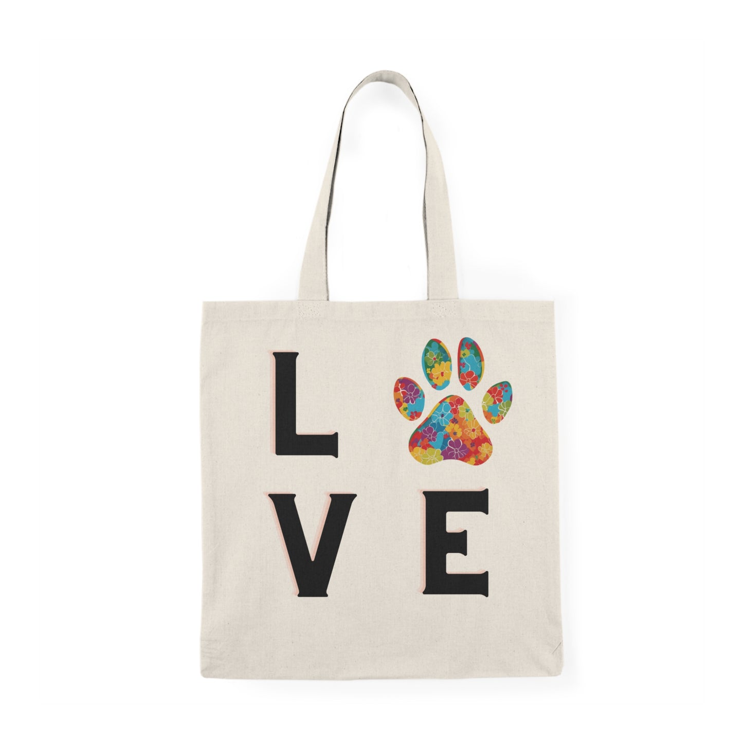 Puppy LOVE Natural Tote Bag